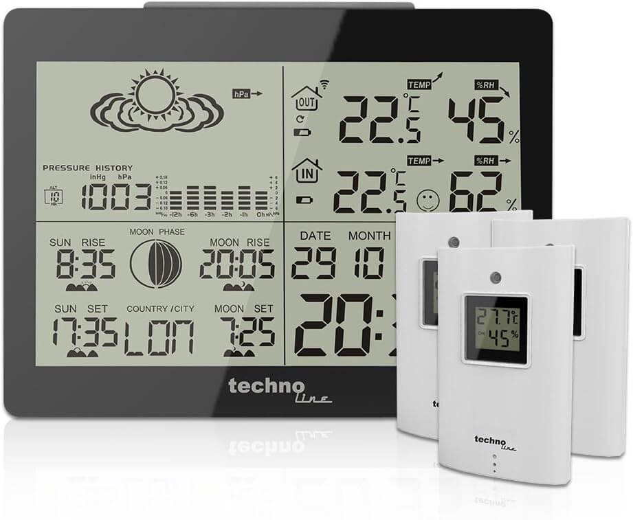 Technoline ws 6760 monitor y sensores